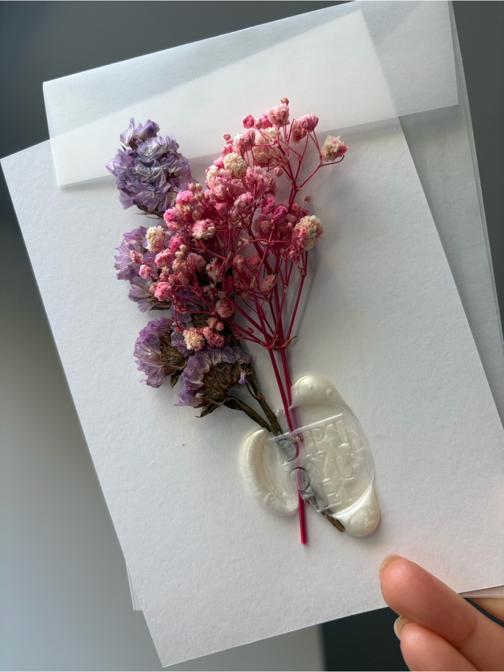 Diptyque Floral postcard with envelope